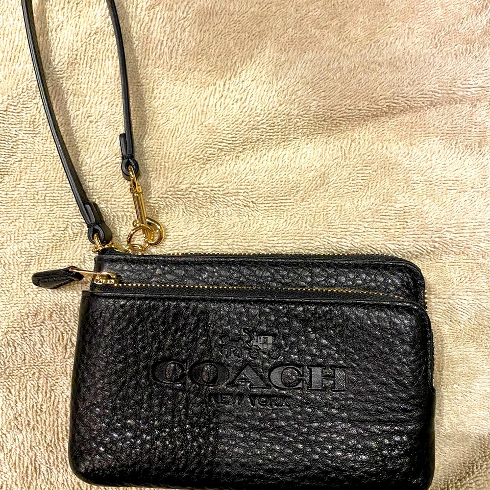 Coach Wrist Purse - Black